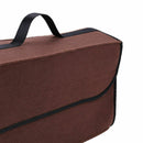 Trunk Organizer Felt Cloth Foldable Car SUV Storage Bag Cargo Box Coffee Color