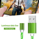 Magnetic Fast Charging Cable Universal Charger Phone USB Data Line (Green) A