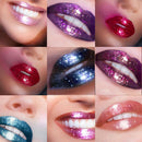 Handaiyan Shiny Lip Gloss Shimmer Lip Tint Matte To Glitter Liquid Lipstick M7D3