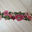 Flower Embroidered Trim Lace Ribbon DIY Hollow Wedding Craft D0T8 L0Z1 X8B0