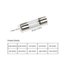 100Pcs/set Fast Blow 0.2A-15A Car Truck Glass Tube Fuses Assorted Kit Sunlephant