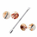1 Set 4 Pieces Cuticle Pusher UV Gel Polish Soak Off Remover Tool Nail Art  I3H3