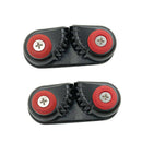 2pcs Marine Boat Aluminum Fast Entry Cam Cleat for Line Sizes Upto 5/8-Inch,