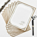 32pcs/pack Retro Writing Letter Stationery Romantic Lace Letterhead Note Paper