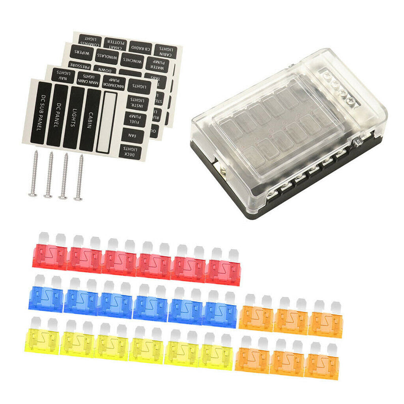 Storage Waterproof 12 Volt System Light Terminal Dc Pontoon Tackle  Kayak Anchor