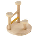 Small Pet Wooden Cage Raised Platform Shelf Stand Perches for Puppy Pet Hamster