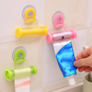 1PC Toothpaste dispenser rolling squeezer hanging hook suction plastic tube BX