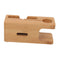 Bamboo Combo Table Charging Station Stand Holder Dock For