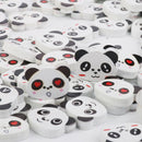 100 Cute Panda Wooden Buttons Sewing Crafts DIY Scrapbooking Cardmaking 23mm