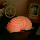 USB Rechargeable 2W Wooden Folding LED Night Light Folding Book Lamp Panda