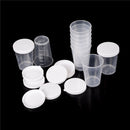 10Pcs 50Ml Plastic Liquid Measuring Cups Measuring Container With Cap Pip OZ