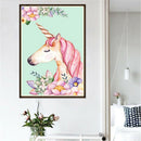 Flower Horse 5D Diamond DIY Painting Home Decor Cross Crafts Stitch Decor