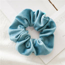 11Pcs Girls Scrunchies Velvet Hairband Elastic Hair Rope Tie Ponytail Holder