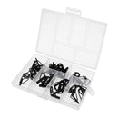 40 Packs Stainless Steel Fishing Rod Guides Fishing Guide Ring Eye 8 Sizes
