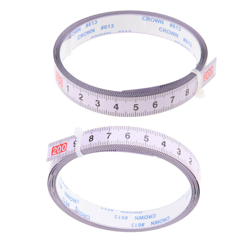 Set of 2 Heavy Duty and Cuttable Table Miter Saw Track Tape Self Adhesive