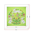 5D DIY Special Shaped Diamond Painting April Embroidery Cross Stitch Mosaic Kit