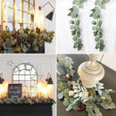 Artificial Eucalyptus Garland Eucalyptus Leaves, Handmade Eucalyptus Vine,  H2L7