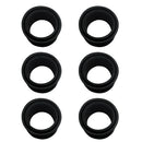6Pcs Anti-UV Rubber 2" Fishing Rod Holder Tube Insert Protector Replacement
