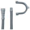2.5M Machine Dishwasher Drain Hose Extension Washing Pipe with Bracket Set