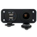 Waterproof 3.1A USB Charger Cigarette Lighter Socket for Car Marine Motorcycle