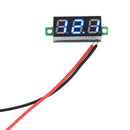 LED Digital Vol Voltmeter DC 2.4V-30V 2 Wire Display Panel Module Car Blue