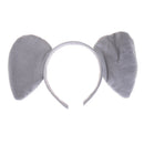 3Pce/set Elephant Animal Zoo Headband Ears Bow Tail Fancy Dress For Kids Gift FT