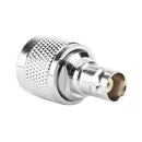 2pcs N Type Male To BNC Female RF Connector Adapter Test Converter 0--6GhzFT
