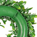 Round Wreath Artificial Wreath Green Leaves For Door Wall Window Decoration C4W5
