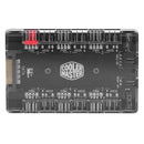 1 to 6 PWM ARGB Fan HUB Splitter 4 Pin PWM 3 Pin Addressable RGB Adapter