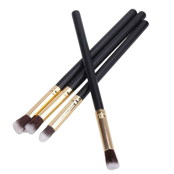 4pcs Pro Foundation Blush Blending Eyeshadow Makeup Brush Cosmetics Small