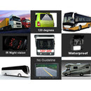12-24V Bus Truck Trailer CCD LED IR Night Vision Rear View Reverse Camera