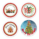 500Pcs/lot Merry Christmas Stickers Roll 4 Styles Card Label Sealing StickeSEAU