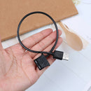 2x PC Fan 4 Pin 12V to 5V USB 2.0 Connection Cable Adapter D6O5   Z