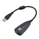 5HV2 7.1 Channel USB with cable Sound Card Virtual Channel Sound Track Audi