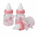12 pcs Baby Shower Party Favours Decoration Candy Filling Bottles (Pink+Blu