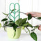 3pcs Mini DIY Leaf Shape Garden Trellis Plants Lattice Pots Supports for Cl