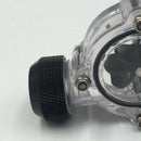 G1/4 Inch Flow Indicator,Clear Main Body,Black Blade,Matte Black Pc Compute U2J2