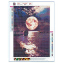 4 Pack Night Moon DIY 5D Diamond Painting Kits Full Drill Cross Stitch Decor