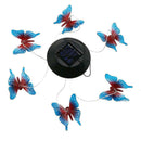 Color Changing 6 LED Garden Solar Light Outdoor Waterproof Butterfly Lamp