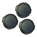 3Packs Cap Lens Cap 46mm Lens Cap Lens   Universal Strap for Camcorder