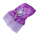 Dog Cat Bow Tutu Dress Lace Skirt Pet Dog Costume Dog Clothes (purple, XS)