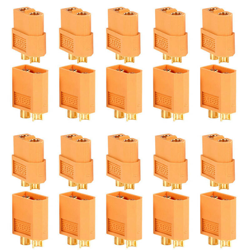 20PCS 10 Pairs XT60 Male Female Bullet Connectors Plugs For RC Lipo Battery M&O