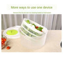 5L Salad Spinner with clear serving bowl Anti-Wobble Tech Vegetable or Lettuce