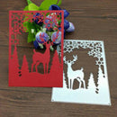Christmas Tree Elk Snowflake Metal Cutting Dies Stencil Scrapbook Embossing OZ