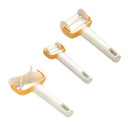 3PCS Fondant Cutter Plastic Icing Spatula Cookie Mold Rolling Biscuit Cutti