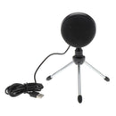 USB Microphone Kit PC Condenser Podcast Streaming Omnidirectional Mic Plug &