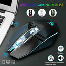 4-in-1 Wireless V3.0+V5.0+2.4GHz+USB Gaming Optical Mouse Wired Rechargeable bs