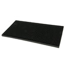 Black Rubber Bar Runner Spill Mat Non-flip for Home Pub Cafe Party 30x15x1cm