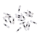 40Pcs Plastic Fishing Rattles Lure Tube Attract   Tackle with Metal Ball