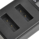 NP-BX1 Battery Dual Slot Charger Fit For Sony RX100 HX90V HX300 HX400V RX1 WX300